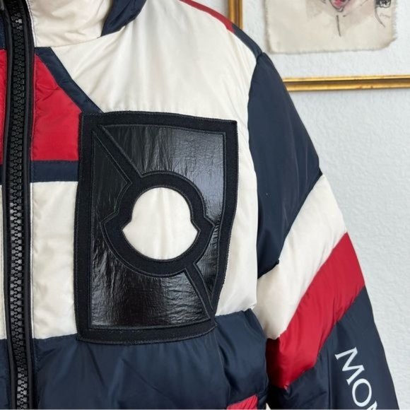 MONCLER GENIUS 5 Moncler Craig Red White & Blue Down Plunger Jacket - Picture 10 of 14